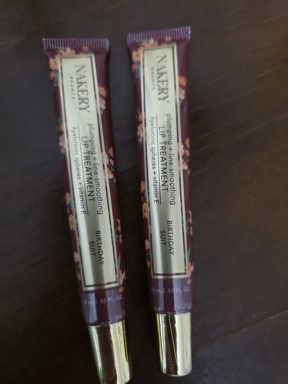 Nakery Birthday Suit Plumping Lip Treatment - Deep Berry Pink- Bundle Of Two